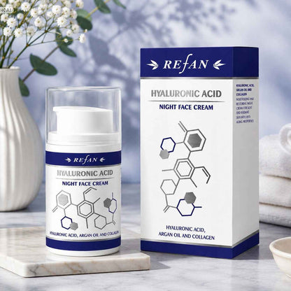 REFAN Krem do Twarzy na Noc HYALURONIC ACID 50 ml