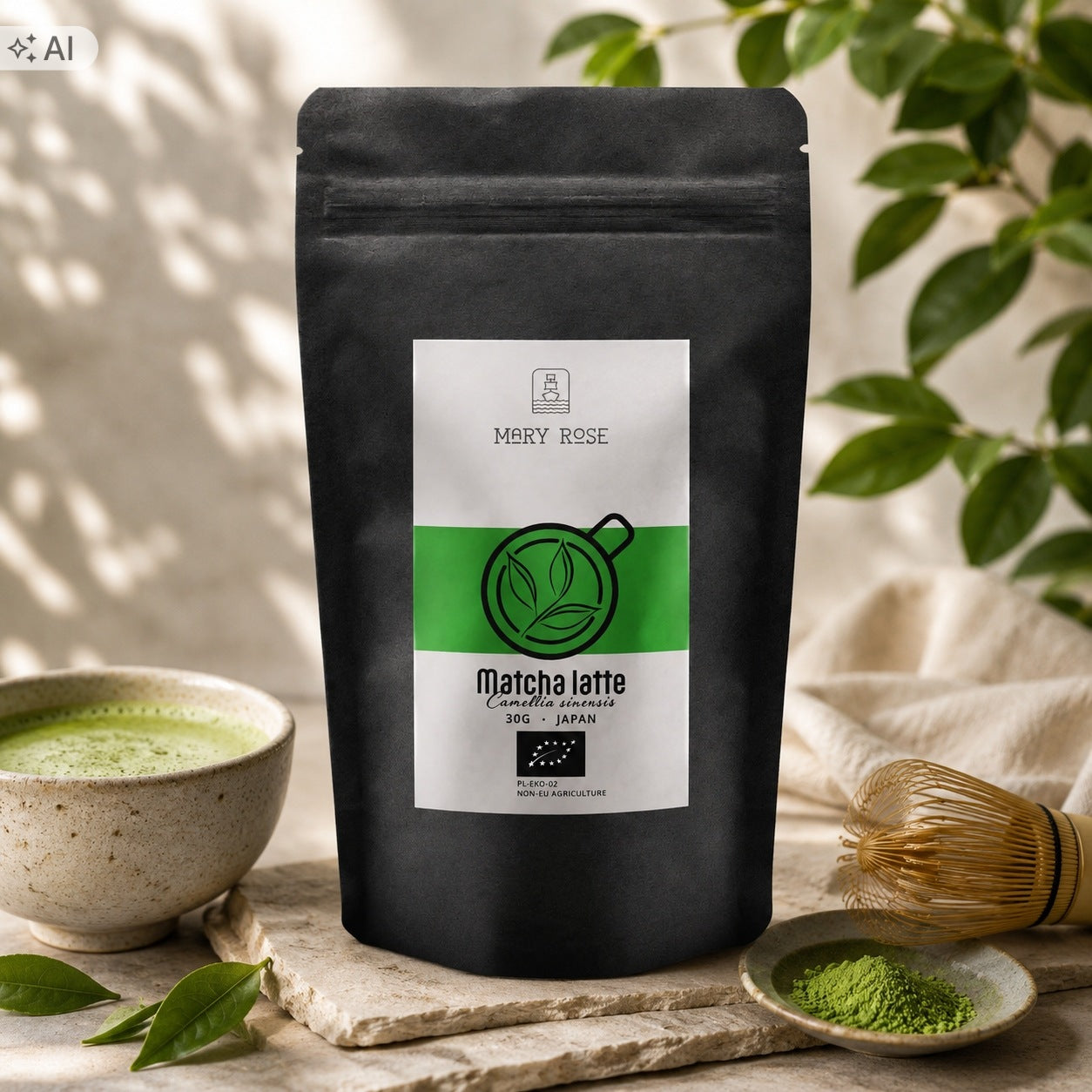 Mary Rose Matcha Latte BIO 30g