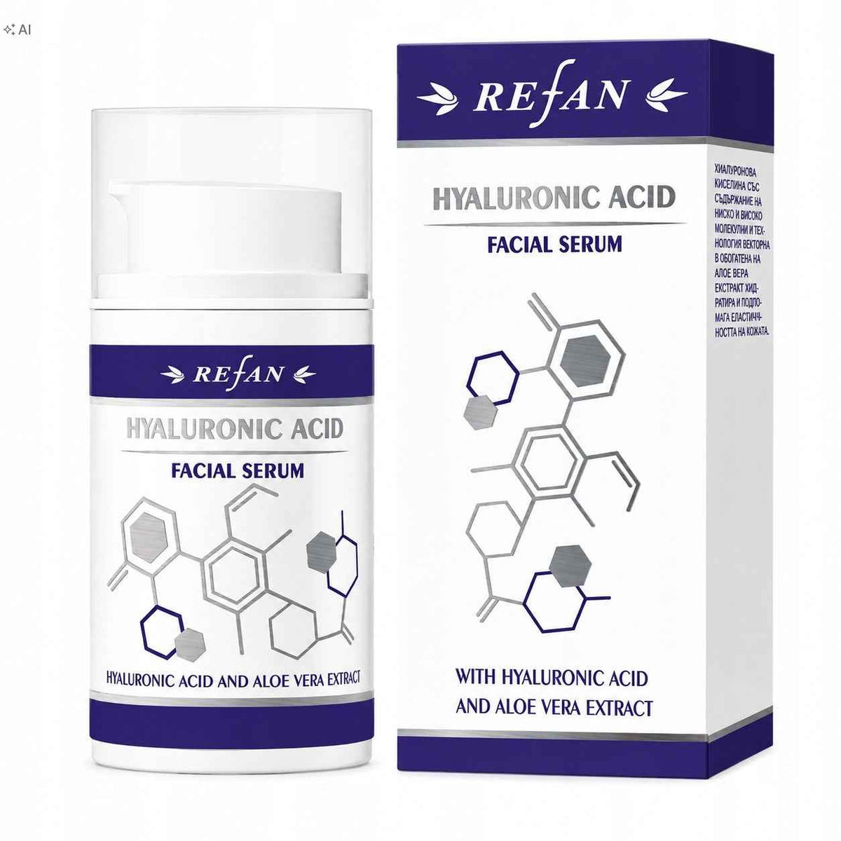 REFAN Serum do Twarzy HYALURONIC ACID 50 ml