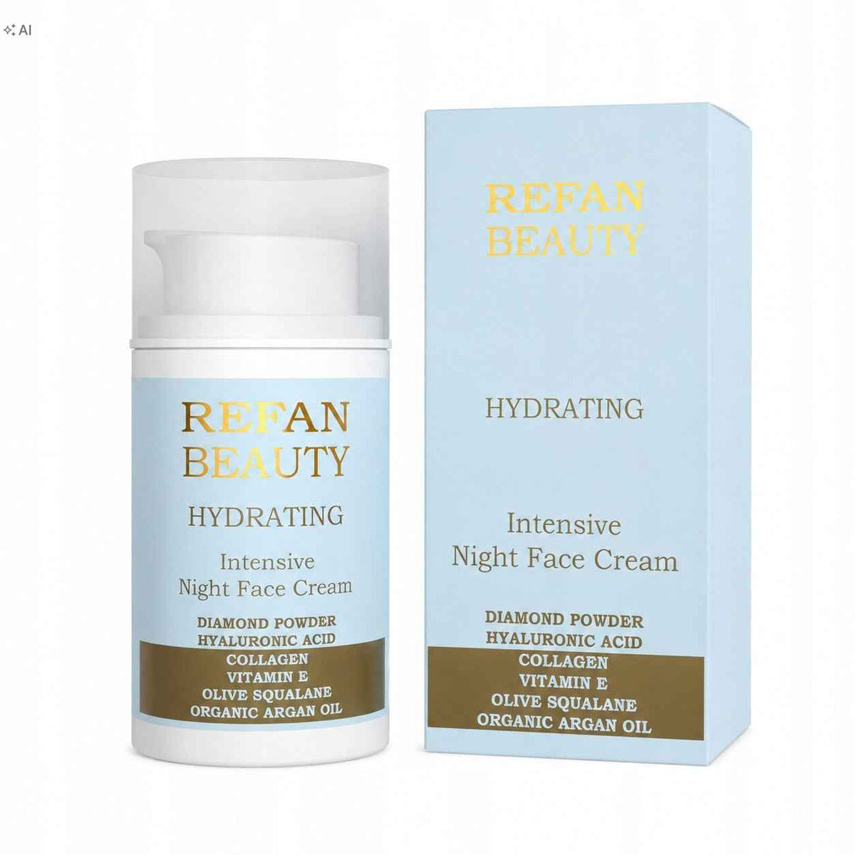 REFAN Krem do Twarzy na Noc HYDRATING 50 ml