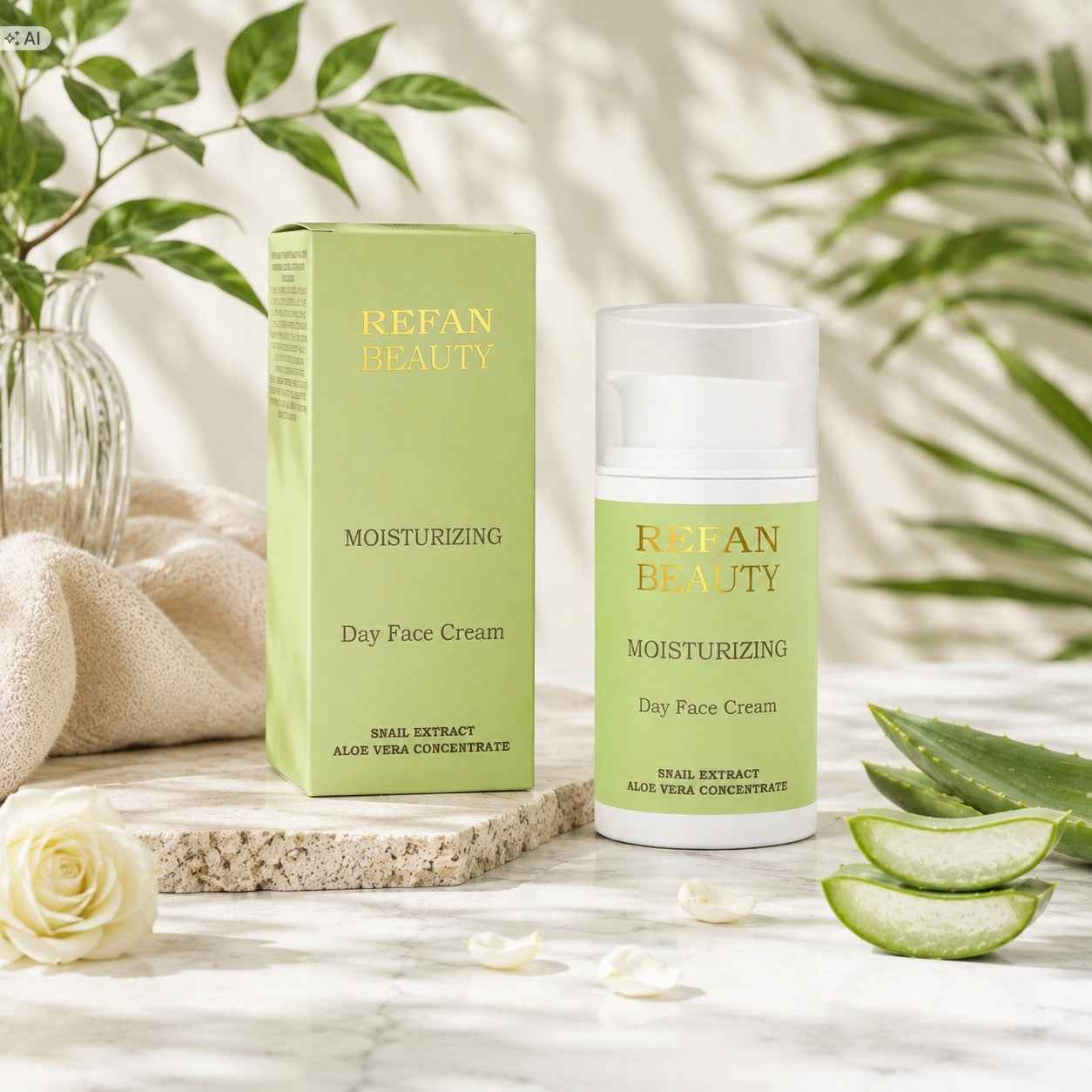 REFAN Krem do Twarzy na Dzień MOISTURIZING  50 ml