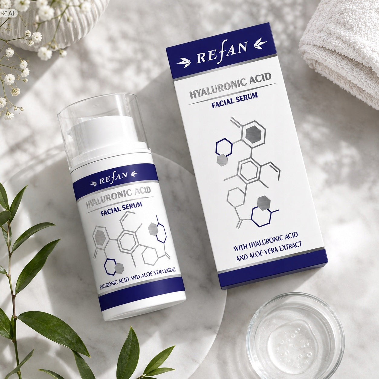 REFAN Serum do Twarzy HYALURONIC ACID 50 ml
