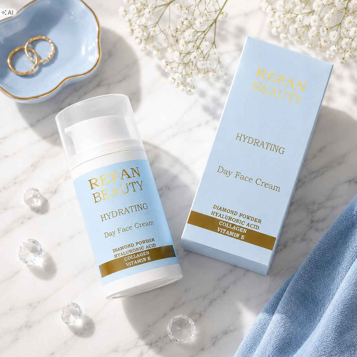 REFAN Krem do Twarzy na Dzień HYDRATING 50 ml