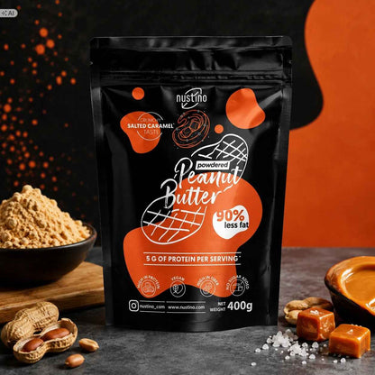 Nustino Masło Orzechowe w Proszku Słony Karmel 400 g