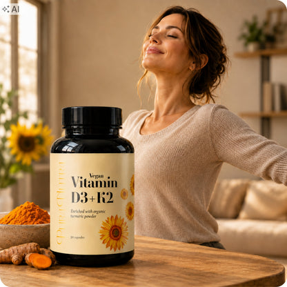 Pura Nutra Vegan Witamin D3+K2 30 kapsułek