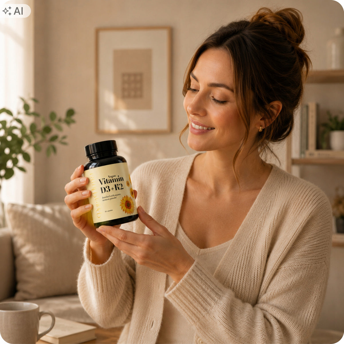 Pura Nutra Vegan Witamin D3+K2 30 kapsułek